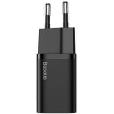 BASEUS Si Type-C punjač, adapter, 20 W, crn