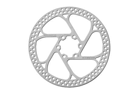 Barbieri disk rotor, 180 mm, srebrni