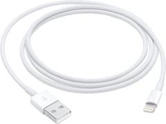 Apple USB-A kabel za punjenje i prijenos podataka - Lightning, M/M, 1 m, bijela (MXLY2ZM/A)