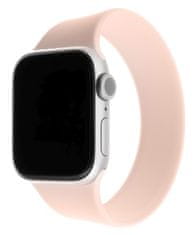 FIXED elastična jedna silikonska traka Silicone Strap za Apple Watch 38 / 40mm, veličina XS FIXESST-436-XS-PI, ružičasta