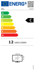 DELL P2422H monitor, 60,45 cm (23,8), FHD, IPS (210-AZYX)