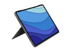 Logitech Combo Touch maskica s tipkovnicom za iPad Pro 12.9", grafitno siva