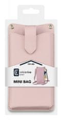CellularLine Mini Bag torbica za oko vrata za telefon, roza
