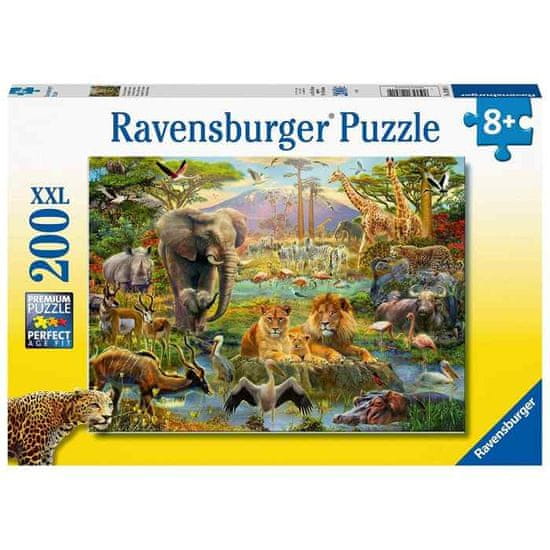 Ravensburger slagalica Afričke životinje u rijeci, 200 komada