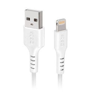 Lightning kabel, USB 2.0, 1 m, bijela