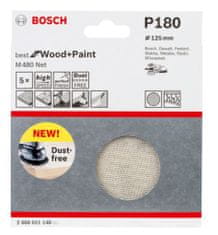 Bosch M480 Net Best for Wood and Paint brusni list, 150 mm, G180 (2608621166)