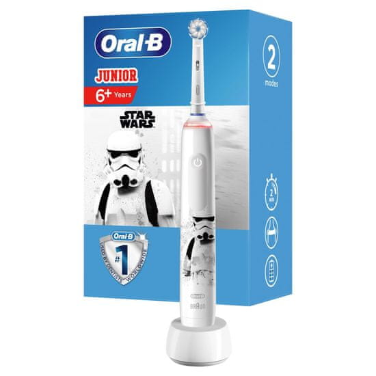 Oral-B električna četkica za zube Junior Star Wars s dizajnom marke Braun 