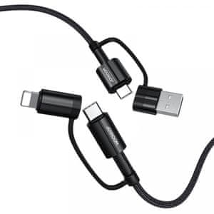 S-1230 G3 podatkovni kabel, 4u1, do 60 W, Lightning i Tip C