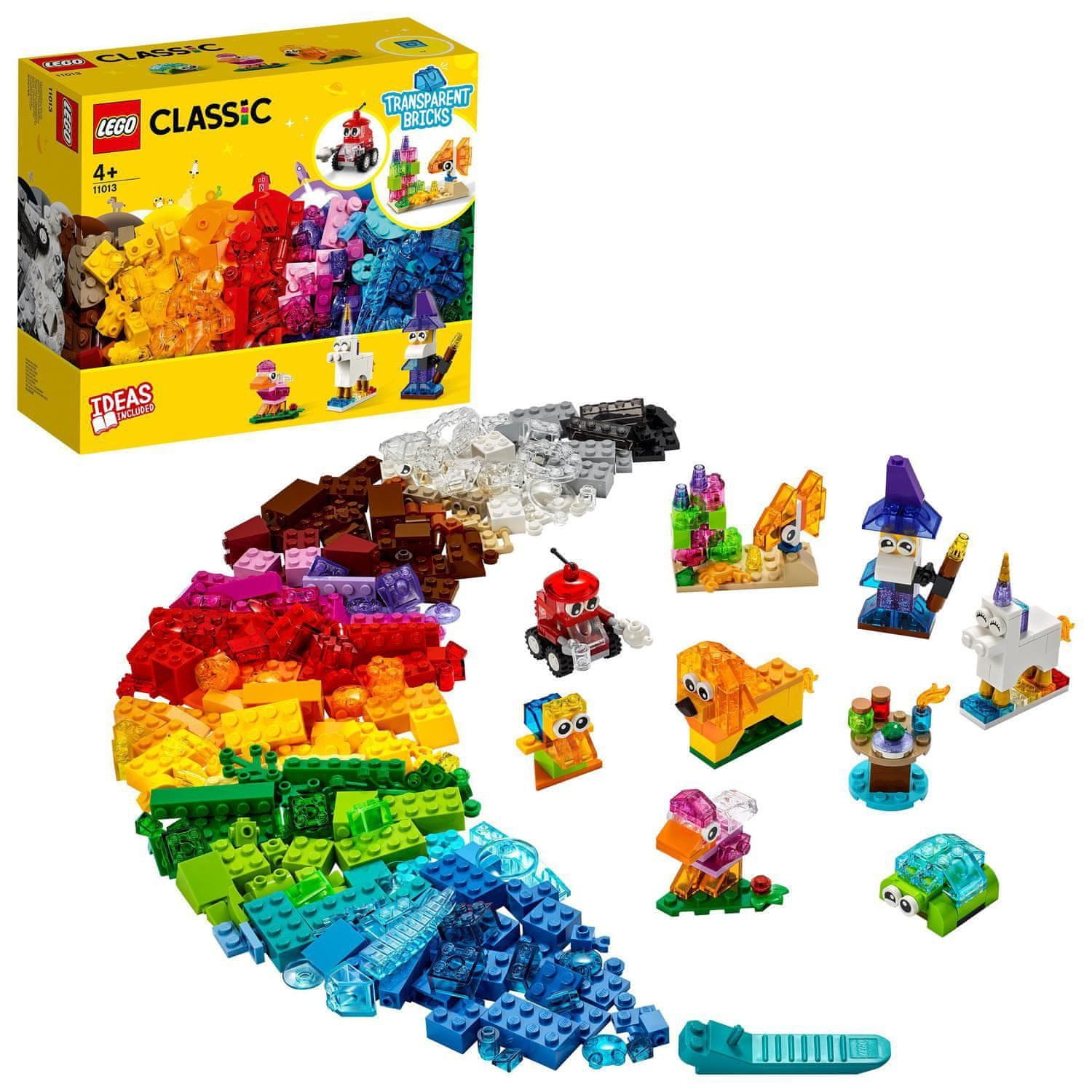 LEGO Classic 11013 Prozirne kreativne kocke MALL.HR