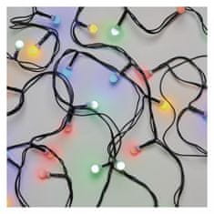 EMOS LED božićni cherry lanac, kuglice, 8 m, vanjski/unutarnji, višebojni, programi