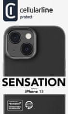 CellularLine Sensation maskica za Apple iPhone 13, silikonska, crna (SENSATIONIPH13G)