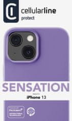 CellularLine Sensation maskica za Apple iPhone 13, silikonska, ljubičasta (SENSATIONIPH13V)