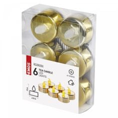 EMOS LED dekoracija - 6x čajna svjetiljka, zlatna, 6x CR2032, unutarnja, vintage
