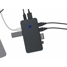 IcyBox IB-DK2108M-C priključna stanica, 8 u 1, USB-C, PowerDelivery do 100 W