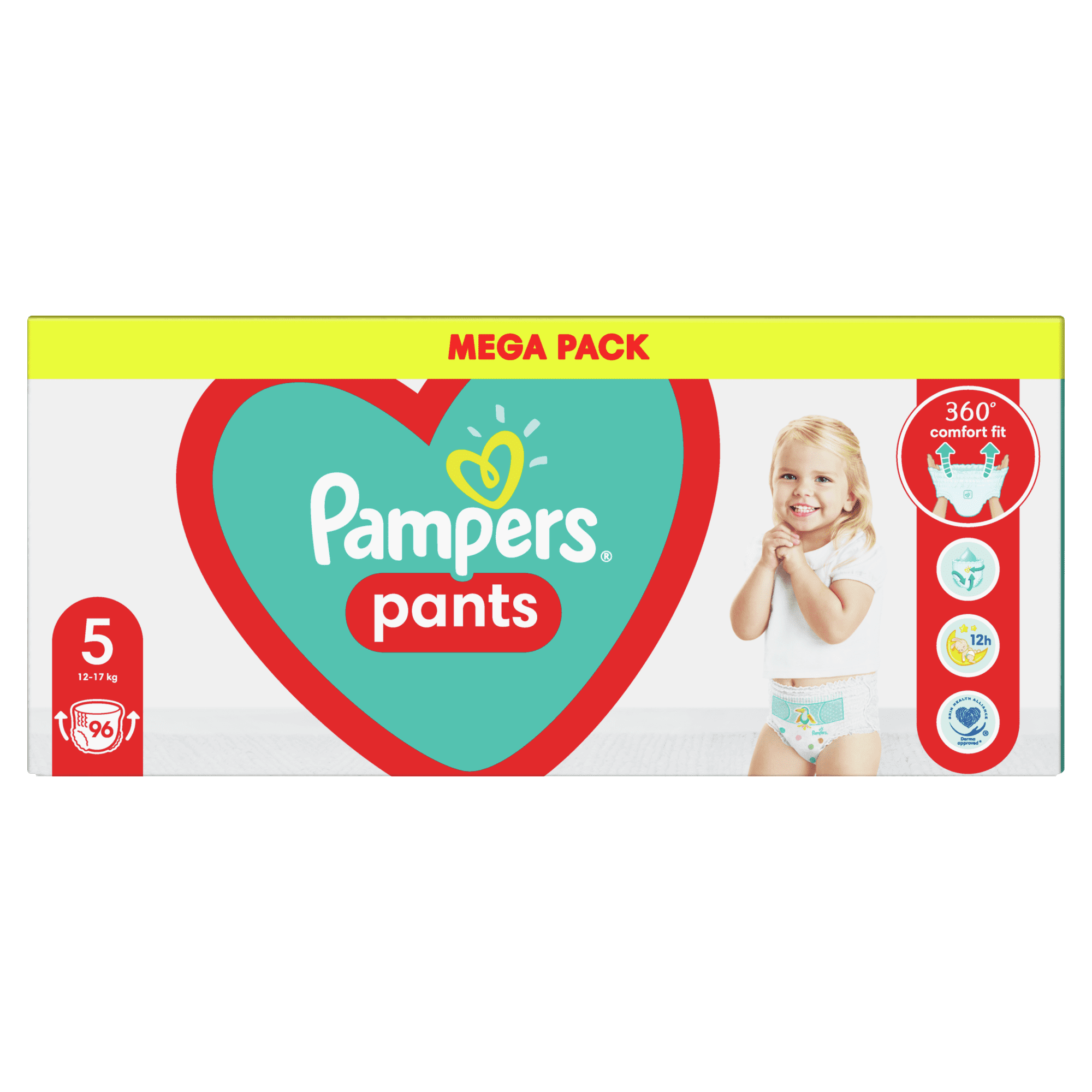 Pampers pants 5 sales mega pack