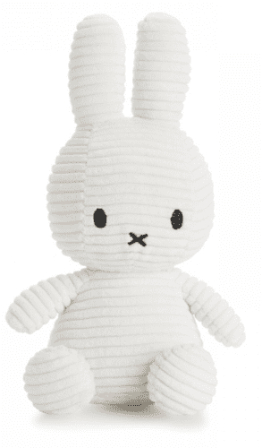 BON-TON-TOYS Miffy Corduroy zec mekana igračka, 23 cm, bijela