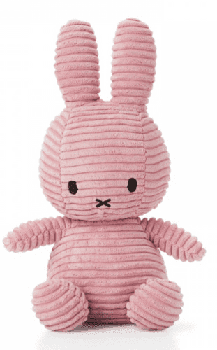 BON-TON-TOYS Miffy Corduroy zec mekana igračka, 33 cm, roza