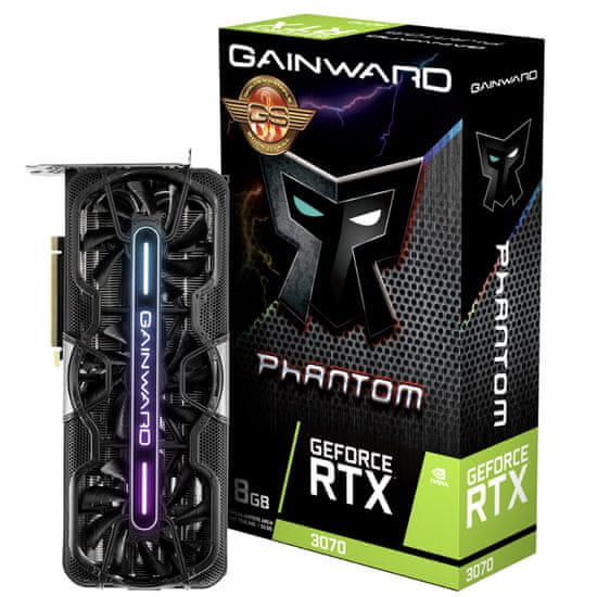 Gainward GeForce RTX 3070 Phantom Plus grafička kartica, GDDR6, 8 GB, LHR (2928)