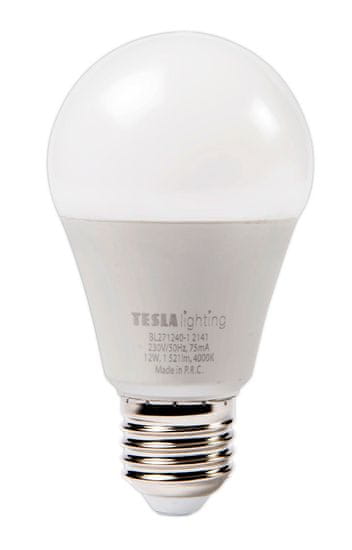 Tesla Lighting LED žarulja BULB, E27, 12 W, 230 V, 1521 lm, 25 000 sati, 4000 K, dnevna bijela, 220°