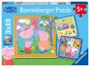 Ravensburger Peppa Pig, 3 x 49 komada