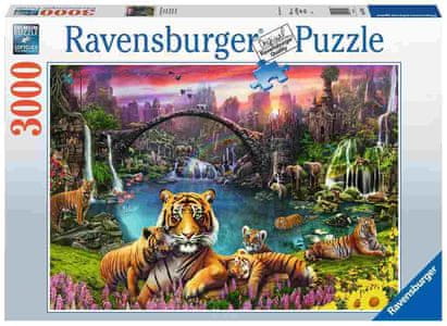 Ravensburger tigrovi u raju slagalica, 3000 komada