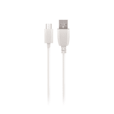 setty. podatkovni kabel microUSB, 3 m, 2 A, bijeli (GSM043796)