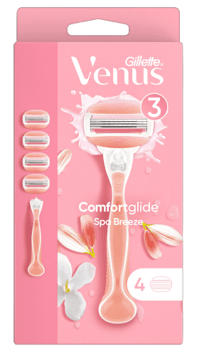 Gillette Brijač Gillette Venus ComfortGlide Spa Breeze - 4 glave za brijanje 