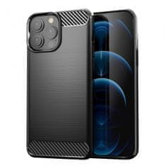 maskica ​​za iPhone 13 Pro, silikonska, mat carbon crna