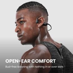 SHOKZ OpenRun PRO Bluetooth slušalice ispred ušiju, crna