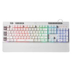 Redragon Shiva K512 tipkovnica, RGB, bijela