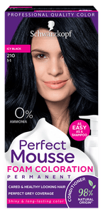  Schwarzkopf Perfect Mousse boja za kosu, 210 ledeno crna