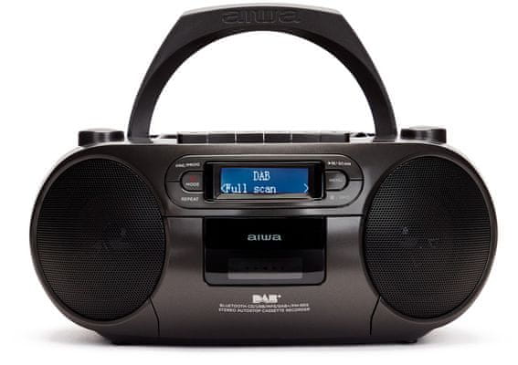 prijenosni radio snimač AIWA bluetooth kasetofon i CD-ovi pomoćni zaslon aux in ulaz ugrađeni zvučnici