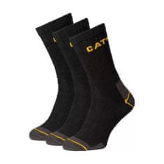 CAT DYP393 muške radne čarape, crne, 41/45, 3 para