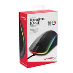 HyperX HP PulseFire Surge miš, RGB, gaming, 16000 DPI, simetričan (4P5Q1AA)