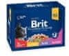 Brit vrećice Premium Cat Family Plate, 4 razliičita okusa, 12x100g