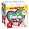 Pampers Hlače pelene, vel. 3 (204 komada)