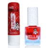 Miss NELLA set balzam za usne Luvvy Wuvvy i lak za nokte Strawberry'n'Cream