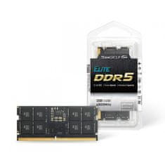 TeamGroup Elite RAM memorija, 32GB (1x32GB) DDR5-4800, SODIMM, CL40, 1.1V (TED532G4800C40-S01)