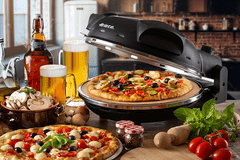 Ariete Da Gennaro pekač za pizzu, 1200 W, crna