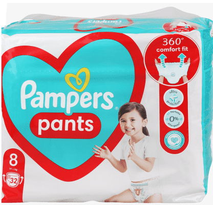 Pampers Pants pelene hlačice, JP 8, Giant Extra, 32 komada