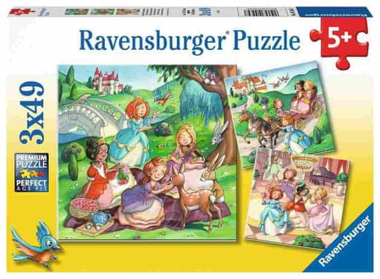 Ravensburger Male princeze slagalica, 3x49 dijelova