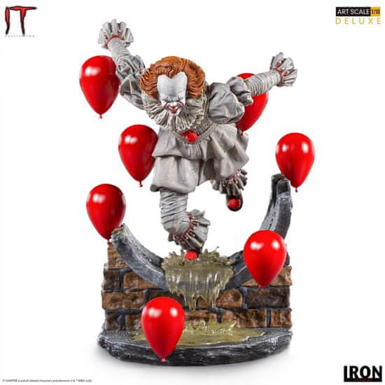 Iron Studios Pennywise Deluxe - IT Chapter Two figura, 1:10 (WBHOR31220