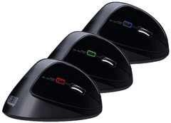 Adesso iMouse E30 miš, gaming, bežični, ergonomski, vertikalni, crni