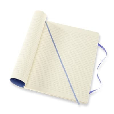 bilježnica, XL, prugasta, meki uvez, plavo-ljubičasta