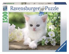 Ravensburger slagalica bijeli mačić, 1500 dijelova