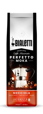  Bialetti Perfetto Moka Hazelnut, mljevena kava, 80% robust, 20% arabica, 250 g