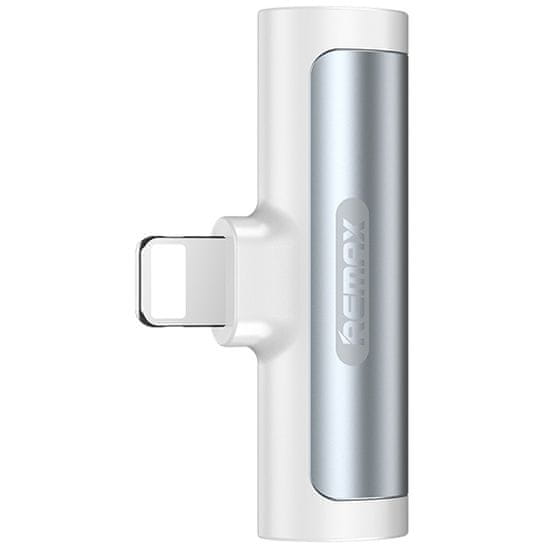 REMAX 2 u 1 Lightning adapter za punjenje i audio adapter, bijeli (RL-LA03i)