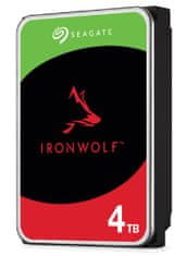 Seagate IronWolf NAS tvrdi disk, 4 TB, SATA 6 Gb/s, 256 MB (ST4000VN006)