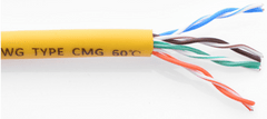Ugreen UTP LAN kabel, Cat5e, 2m, žuti (11231)