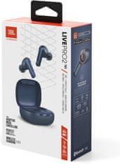 JBL Live Pro 2 TWS slušalice, plave